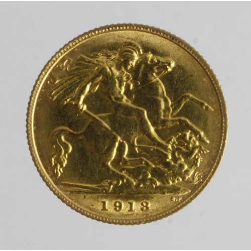 89 - Half Sovereign 1913 cleaned nEF (David Fayers Collection)