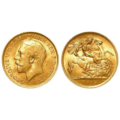93 - Half Sovereign 1914 EF (David Fayers Collection)