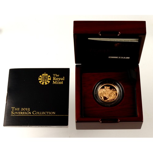 291 - Sovereign 2013 Proof FDC boxed as issued