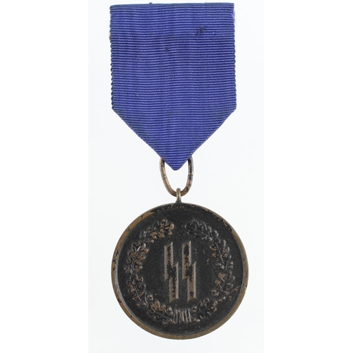 1054 - German SS 4 Year LS & GC medal.