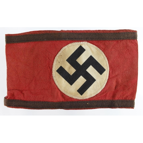 1068 - German SS enlisted mans armband, service wear.