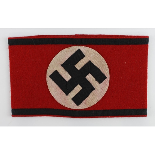 1074 - German SS Officers quality armband, minor service wear.