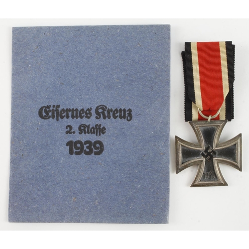 1107 - German WW2 Iron Cross 2nd class in packet of issue.