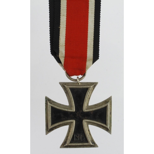 1109 - German WW2 Iron Cross 2nd Class, maker marked '65'