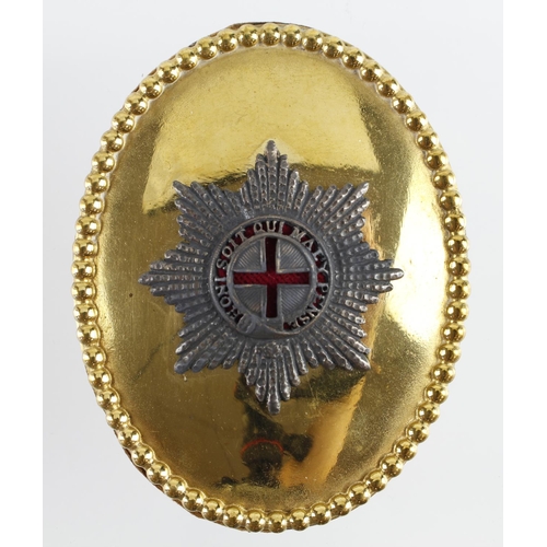 144 - Badge a Coldstream Guards early Officers shoulder belt plate.