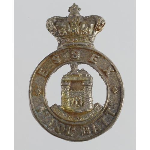 148 - Badge a Victorian Essex Regiment 1st Volunteer Battalion cap badge.