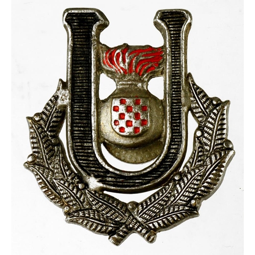 150 - Croatian Regimental Ustachi badge.