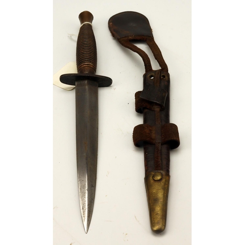 27 - Commando Dagger 3rd patter stamped with the cross keys and makers mark.