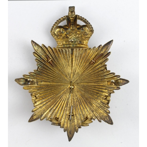 275 - Helmet Plate - Cheshire Regiment KC Officers