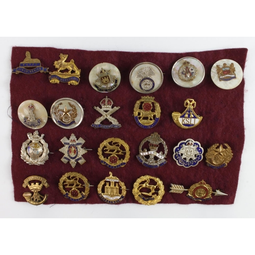 380 - Sweetheart badge collection - incl enamel, gilt, etc  (22)