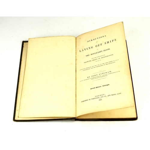 399 - Victorian scarce Naval book the laying of ships on the mould-loft floor dated 1840. As done at Chath... 