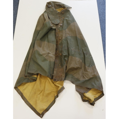 473 - WW2 camo poncho.