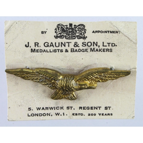 493 - WW2 Pathfinder Brevet Wing, still on original Gaunt card