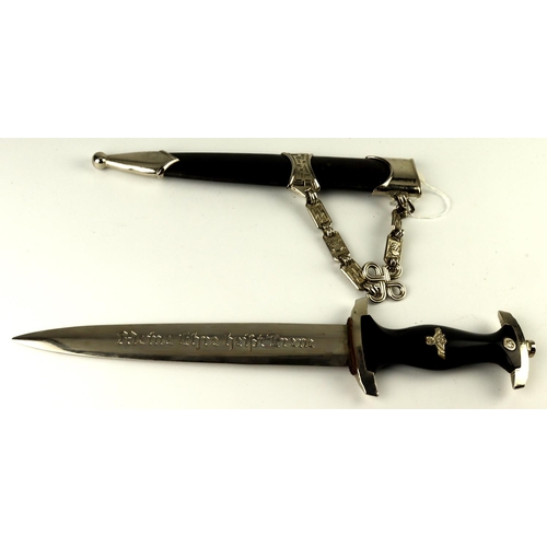 53 - German SS Chained dagger, museum display piece