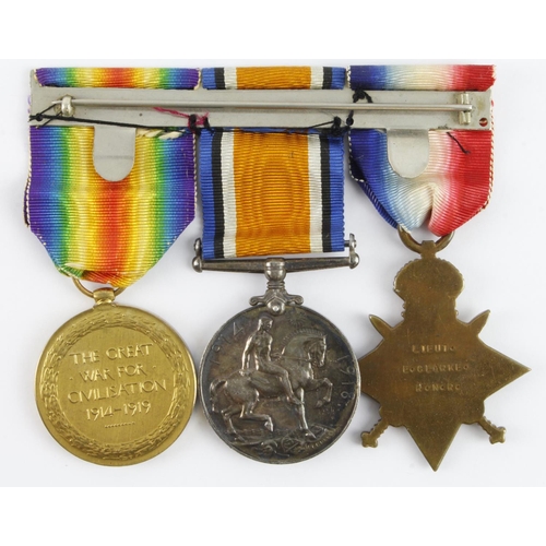 543 - 1915 Star Trio (Lieut E Clarke RNR) and (Lt Commr E Clarke RNR) on pair. Wirth some copied research ... 