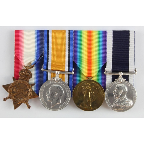 555 - 1915 Star Trio and Naval LSGCM to 199127 A E Piddock AB RN. BWM & Victory Leading Seaman, Naval LSM ... 