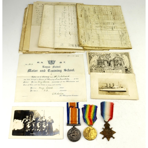 562 - 1915 trio to 199918 W Pritchard PO RN comes with a good selection of original documents, photos incl... 