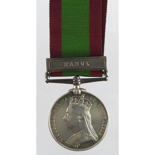 566 - Afghanistan Medal with Kabul clasp (2266 Pte M Doyle 2/9th Foot) born near Wexford. (David Fayers Co... 