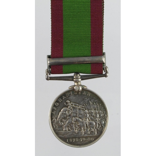 566 - Afghanistan Medal with Kabul clasp (2266 Pte M Doyle 2/9th Foot) born near Wexford. (David Fayers Co... 