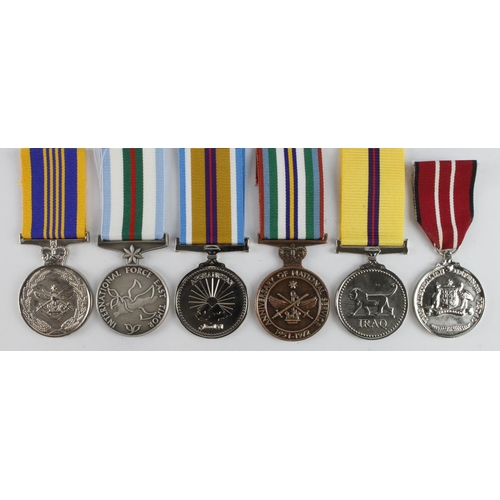 578 - Australia 6x recent replacement / copy medals inc East Timor, Afghanistan, Iraq etc.