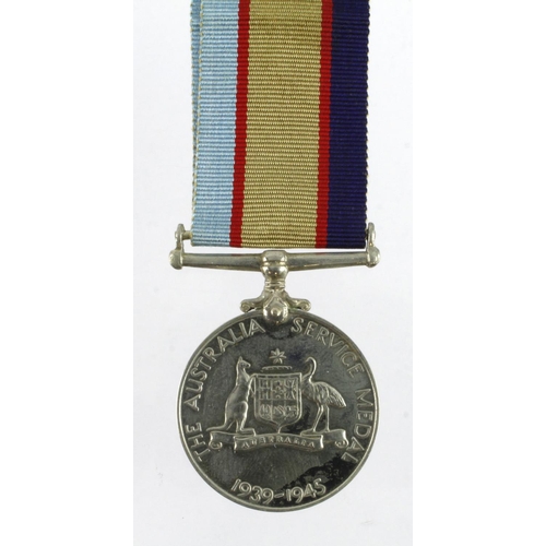 579 - Australia Service Medal 1939-1945 (NX107728 R H Standish) served as a Lieut. Born London, UK.  (Davi... 