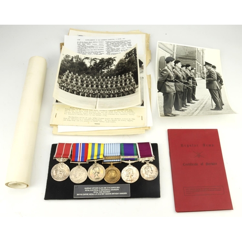 581 - BEM (Mily) EiiR (2549254 A/S/Sgt Derek W. Cooper REME), War Medal, Korea Medal (2549254 Sgt D W Coop... 