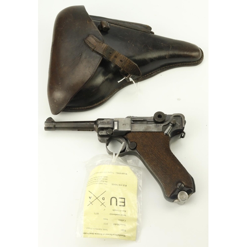 59 - German world war ii ‘luger’ 9mm semi-automatic, model po8 service pistol by mauser, serial no. 8371,... 