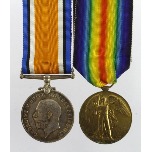 602 - BWM & Victory Medal (155319 Gnr W Perfect RA)