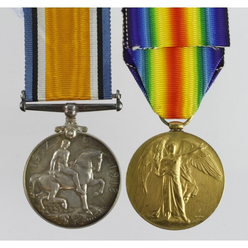 609 - BWM & Victory Medal (2418 Pte W J Bond Norfolks) Died 21st August 1915 Gallipoli with the 1/5th 'San... 