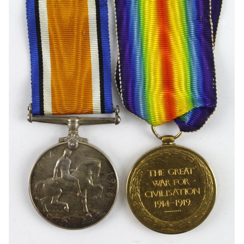 622 - BWM & Victory Medal (75434 3.AM.R C Shereff RAF).  (2) (David Fayers Collection)