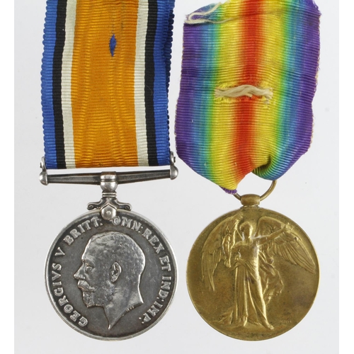 624 - BWM & Victory Medal (8229 Spr G Powis RE)  (David Fayers Collection)