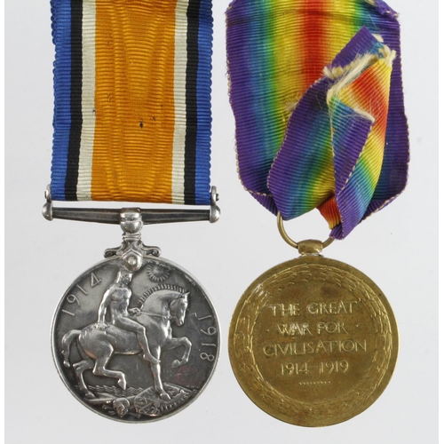 624 - BWM & Victory Medal (8229 Spr G Powis RE)  (David Fayers Collection)