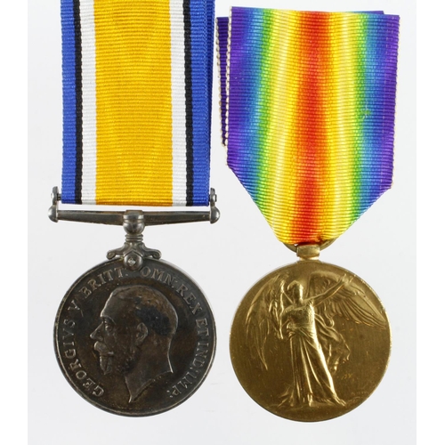 646 - BWM (W.O.2. G F W Thomas RNAS) and Victory Medal (F.6639 G F W Thomas C.P.O.3. RNAS) with copy medal... 