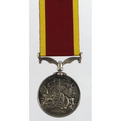 657 - China Medal 1842 (Driver Hy Penfold, No3 B. 13th Bde R.Art)  (David Fayers Collection)