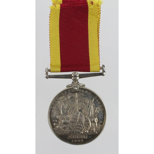 658 - China Medal 1900 (J.Redman, Ships CK, HMS Esk)  (David Fayers Collection)