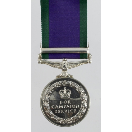 666 - CSM QE2 with Borneo clasp (MX.887140 W A Hall P.O.S.A.(V) RN) (David Fayers Collection)