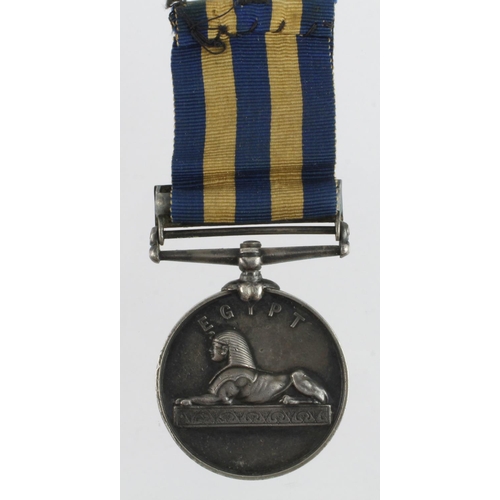 682 - Egypt Medal 1882 undated with Suakin 1885 clasp (5737 Pte G Buckmaster, M.S.Corps)  (David Fayers Co... 