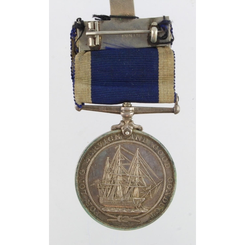 709 - GRV Royal Naval Long Service medal with good selection of original service documents including certi... 