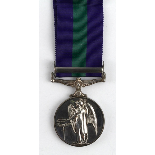 729 - GSM QE2 with Malaya clasp (22193842 Cpl R S Crowther RAMC) (David Fayers Collection)