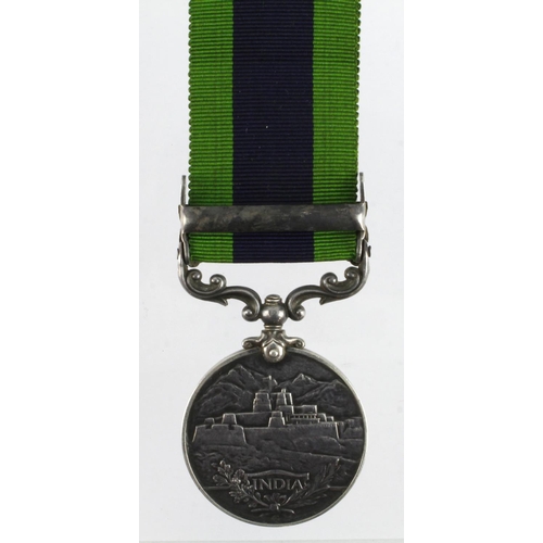 743 - IGS GV with Malabar 1921-22 clasp (5820151 Pte W Millar Suffolk R) served 1st Bn (David Fayers Colle... 