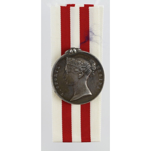 754 - Indian Mutiny medal, disc only, renamed H.Long 29th Regt.