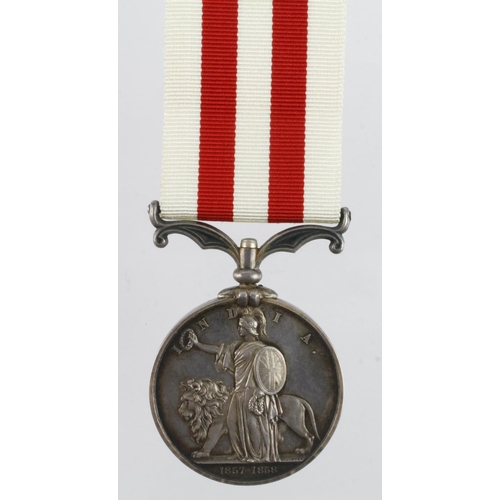 755 - Indian Mutiny Medal, no bar, named (John Harrison, 17th Lancers) Died 26/12/1859 (David Fayers Colle... 