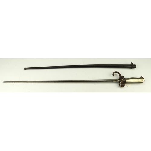 8 - Bayonet French model 1866 Epee.