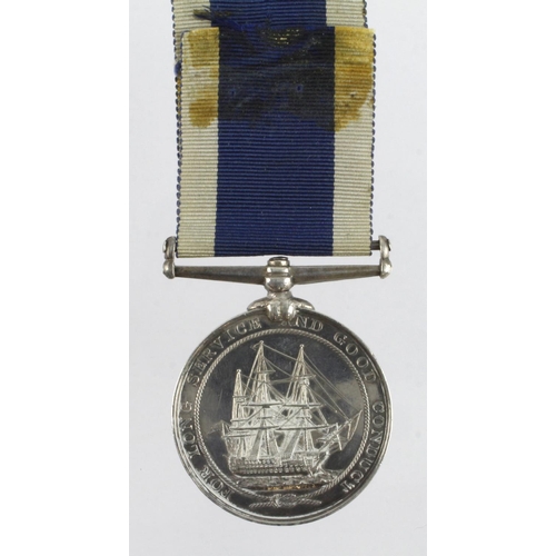 833 - Naval LSGC Medal QV (A H Gillett, Sergt No342 RMA)  (David Fayers Collection)