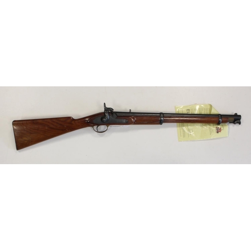 84 - Percussion Carbine modelled on the Indian Cavalry Bengal type Carbine, in VGC, barrel 20