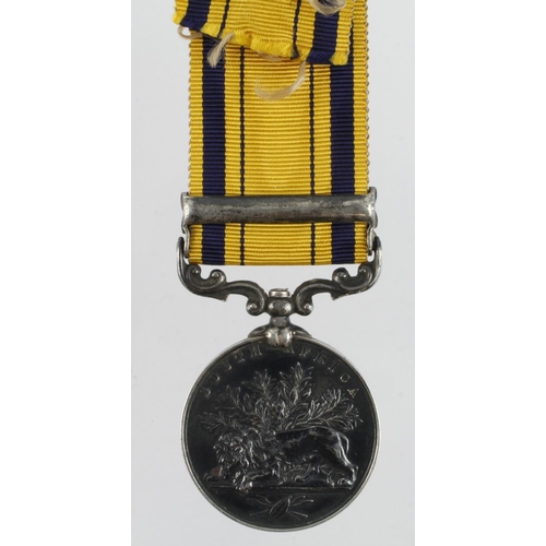 885 - South Africa Medal with 1879 clasp (2453 Pte J Byrne 94th Foot)  (David Fayers Collection)