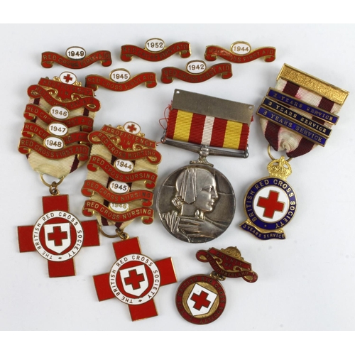 899 - Voluntary Medical Service Medal in silver (John R. Bell) plus other BRC medals incl Northumberland, ... 