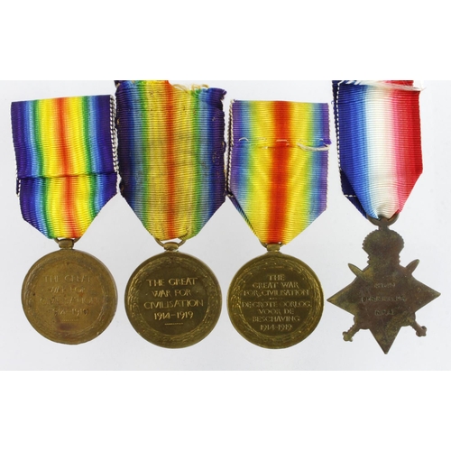 910 - WW1 singles - 1915 Star 42645 Dvr R Hickey RFA. Victory Medals 75170 Wilson Liverpools, 172055 Long ... 