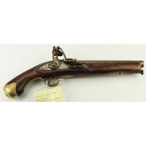 96 - Replica of a Tower Cavalry pistol of the Napoleonic War, lock marked 