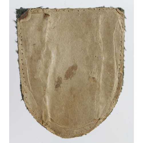 970 - German Army Krim arm shield with backing.